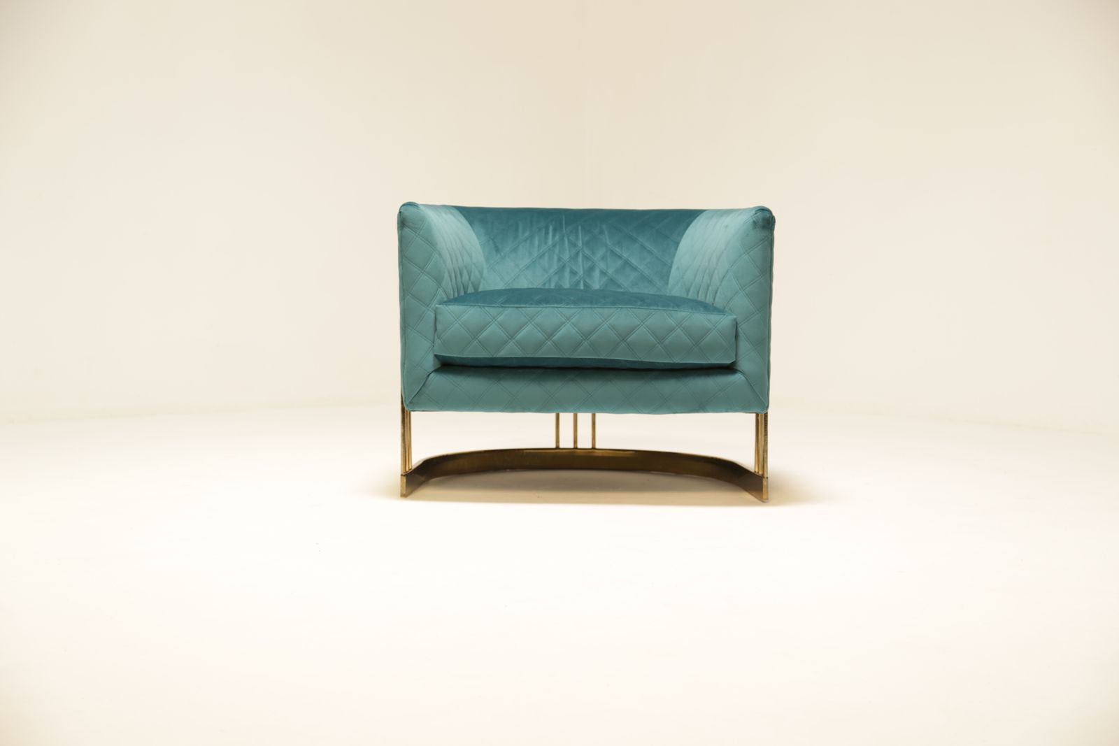 Mid Century Brass Plated Tub Chair photo for sale