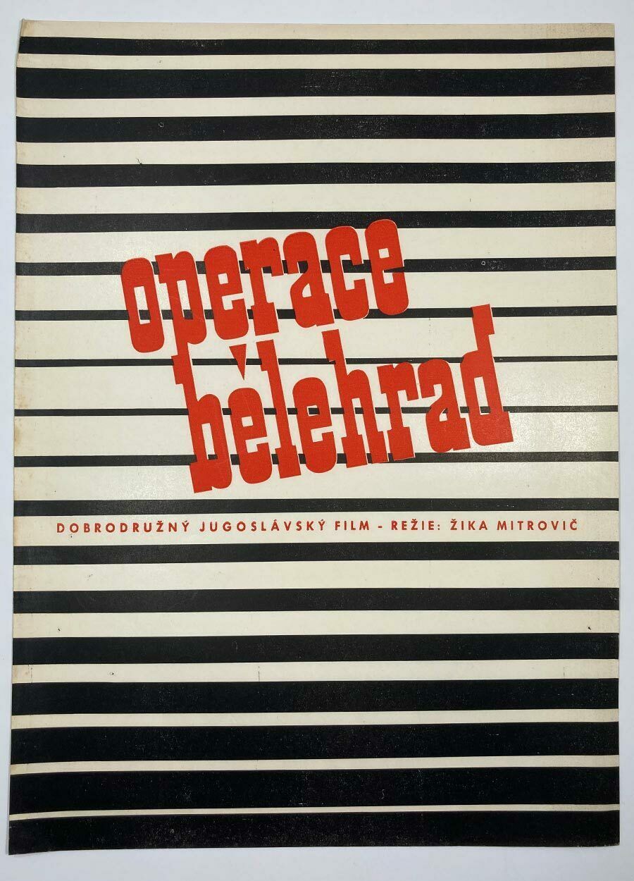 Movie Poster, Operation Belgrad, Unknown Artist, 1969
