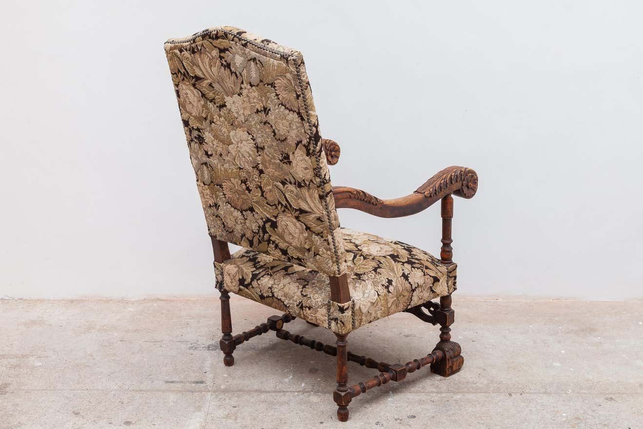 Antique High Back Parlour Chair, France photo Furniture