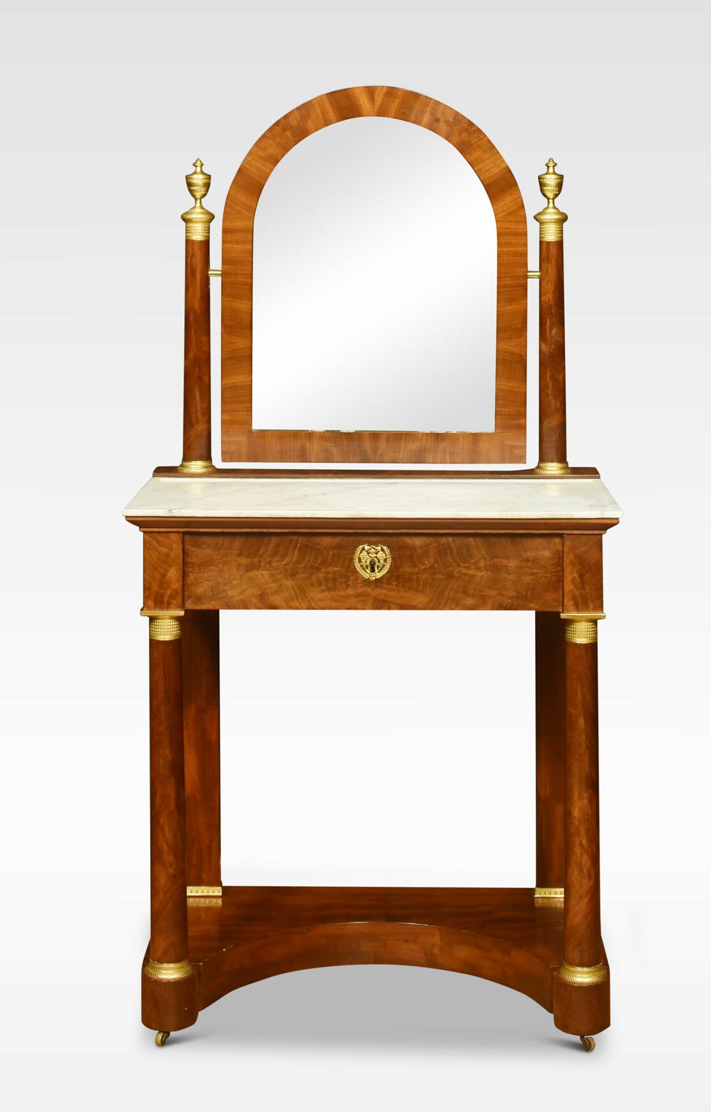 French Ormolu Mounted Empire Dressing Table photo Furniture