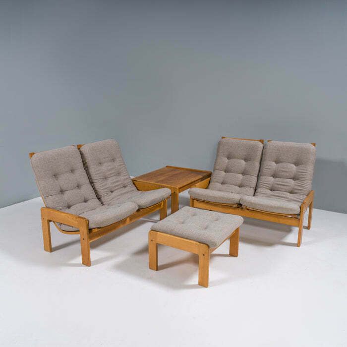 photo for sale Yngve Ekström For Swedese Set Of Two Sofas And Footstool Set, 1960s