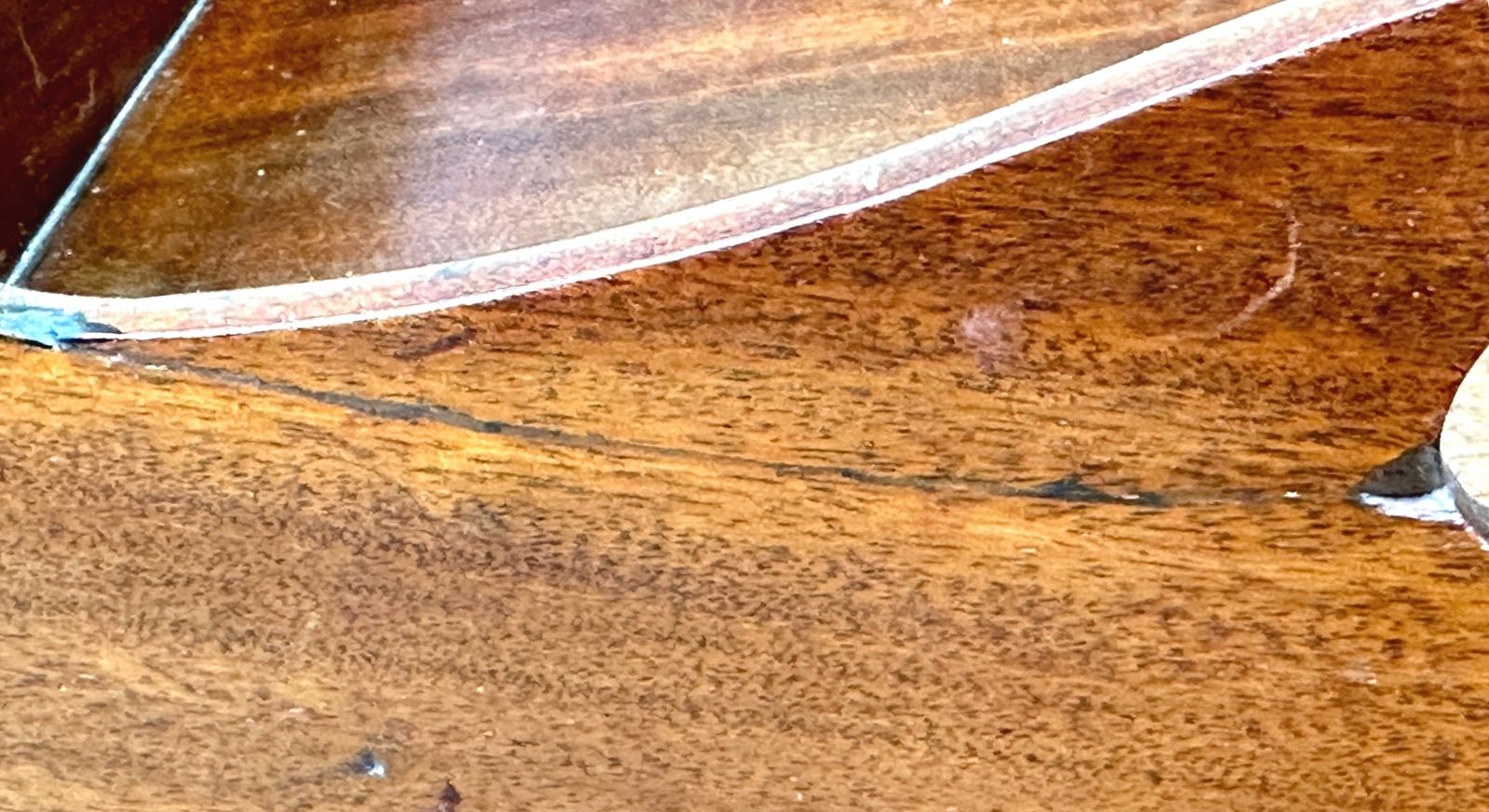 Small Georgian Mahogany Butlers Tray On Stand (England, Circa 1800) photo vintage