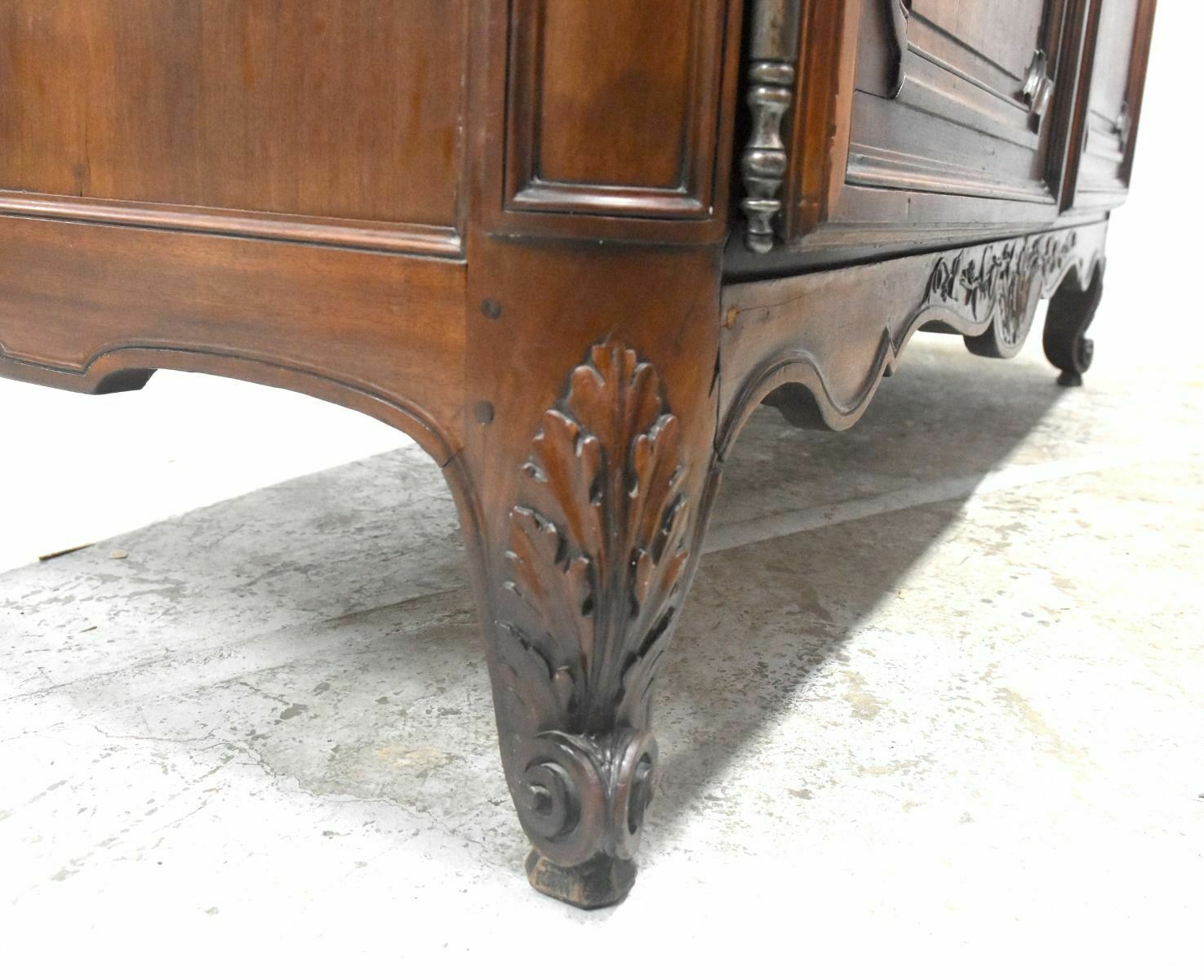 photo buy Bordelaise Castle Wardrobe In Solid Mahogany, 18th Century