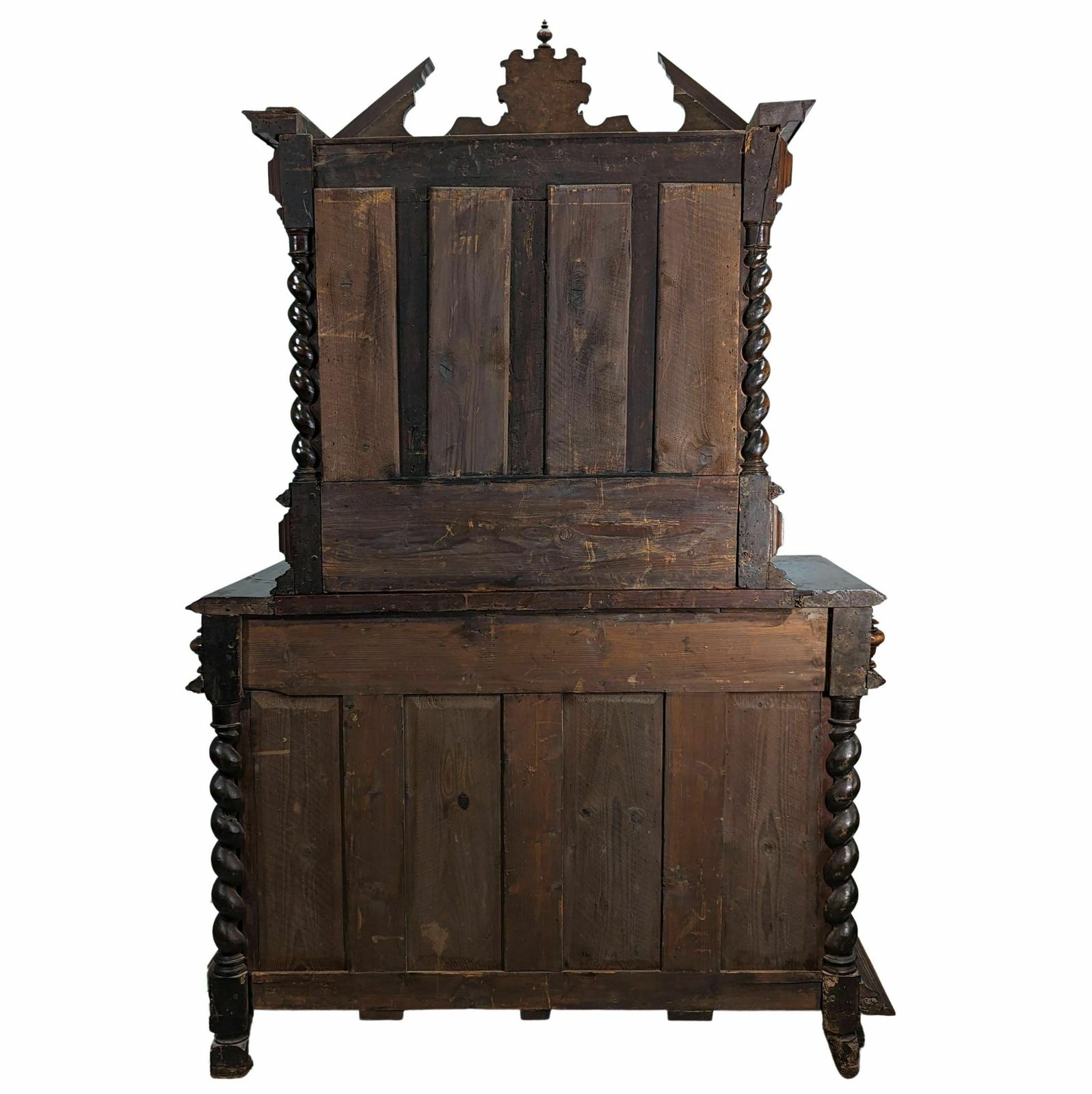Two Louis XIII Shrunken Bodies In Walnut 18th Century photo Furniture