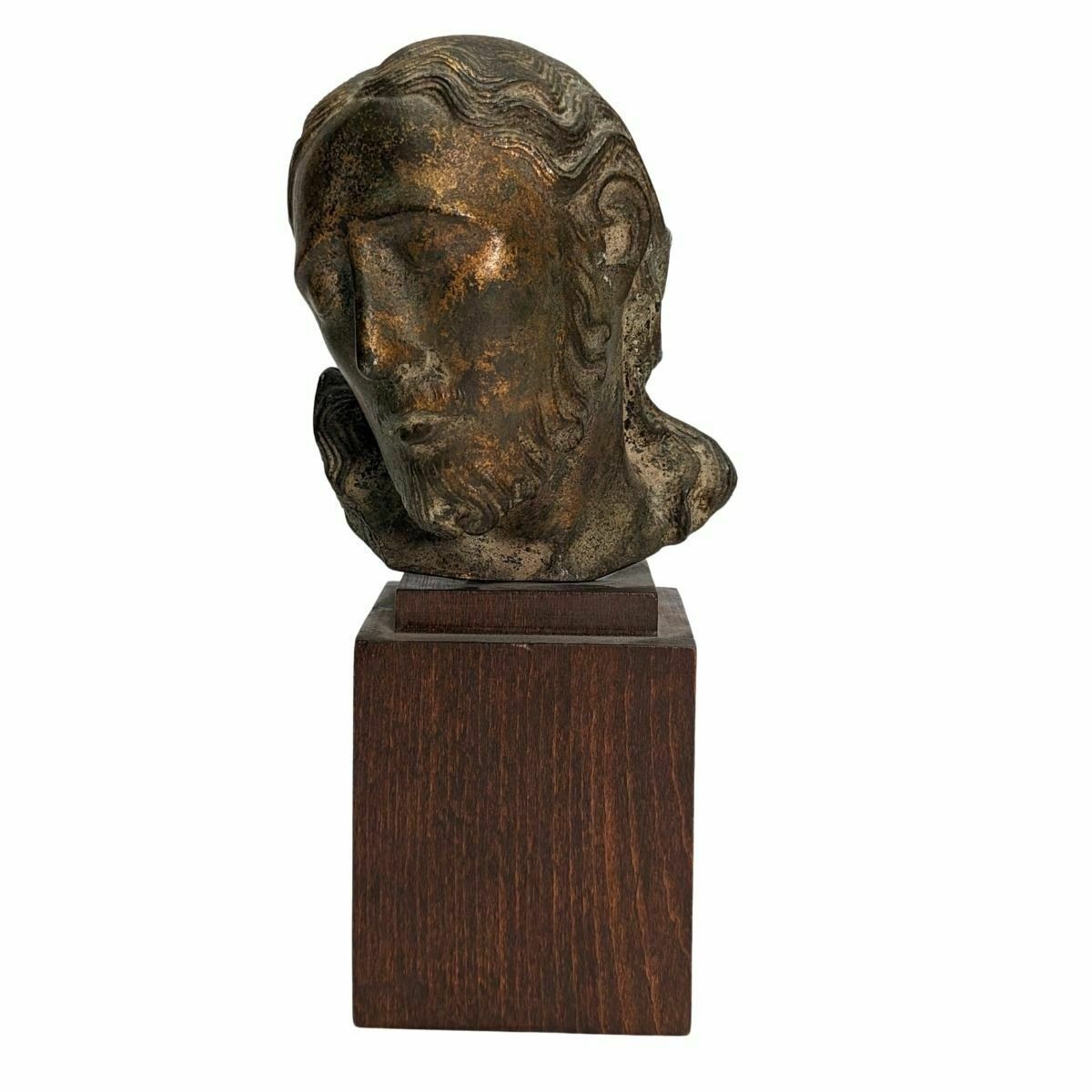 Head Of Christ In Bronze, 18th Century And Earlier
