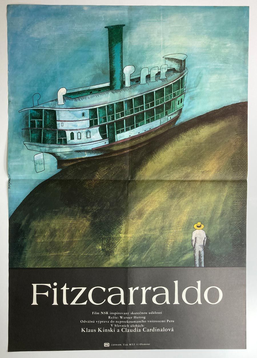 Movie Poster, Fitzcarraldo, Jan Tománek, 1982