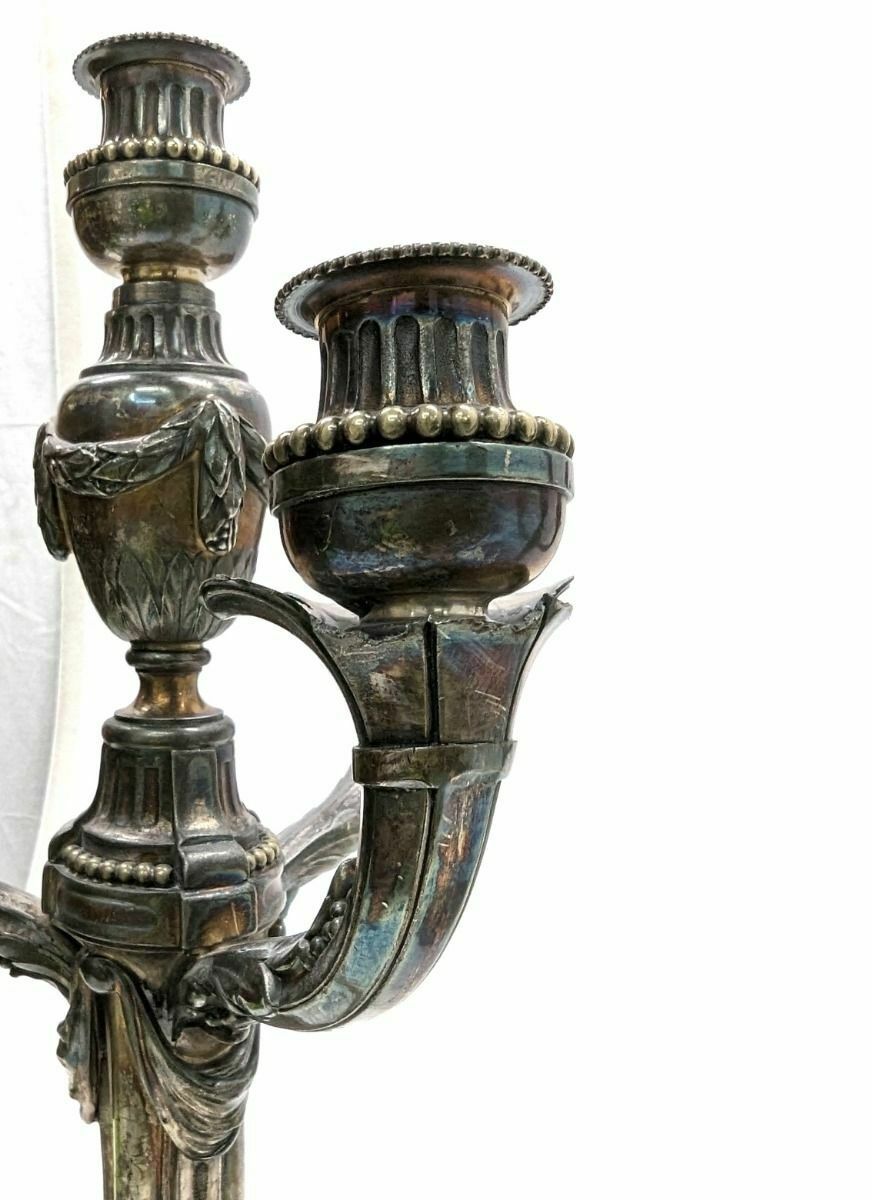 photo vinterior Pair Of Art Nouveau Candlesticks By Gallia