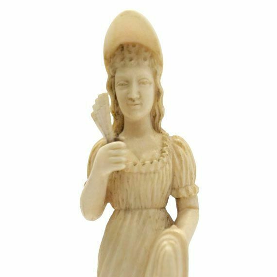 Statuette Of Josephine Carved In Ivory From Dieppe, 19th Century photo 1443.0