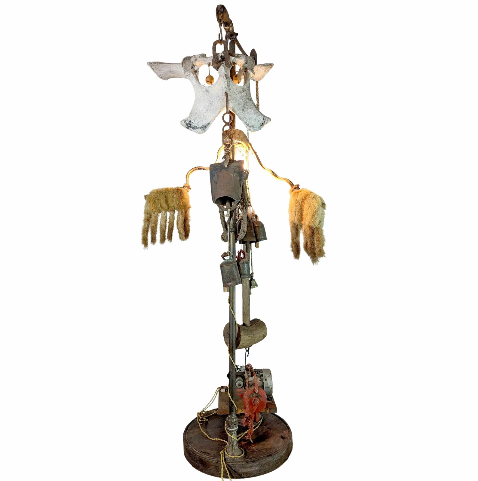 Kinetic And Automated Metal Sculpture By Michel Haillard