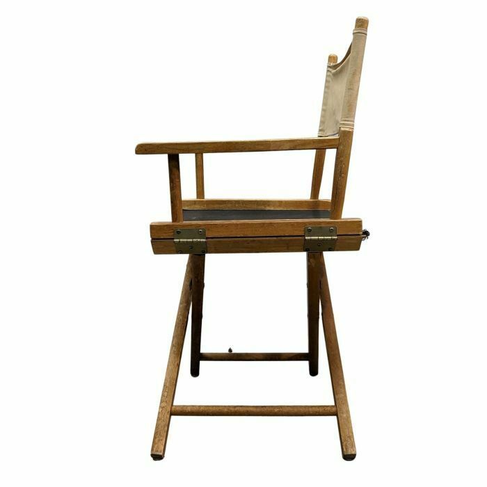 Vintage Canvas Folding Armchair Director photo Furniture