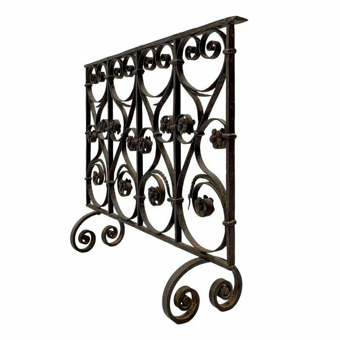 18th Century Wrought Iron Fireplace Screen photo furniture