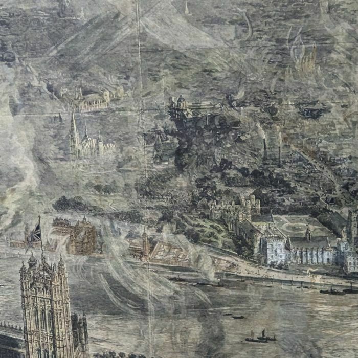Bird's Eye View Of Westminster Engraving By Wl Wyllie And W Brewer photo furniture