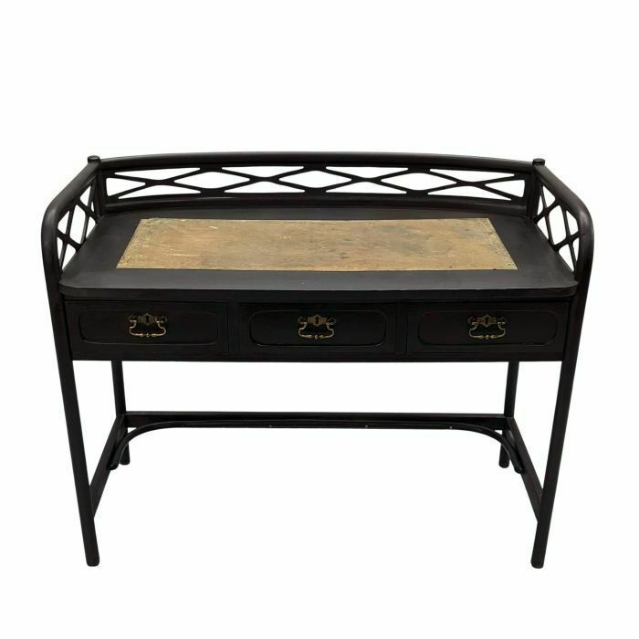 1900 Turned Wood Desk In The Style Of Joseph Kohn photo furniture