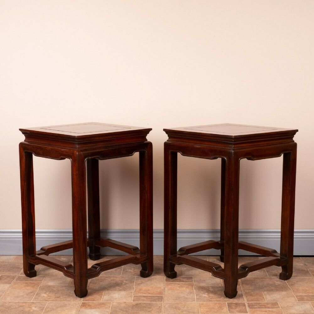 Elegant Pair Of Chinese Table Stands photo for sale