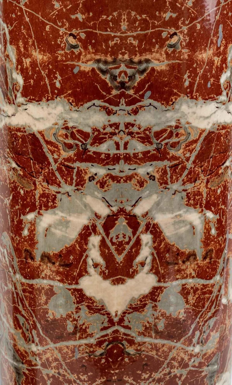 Pair Of Ceramic Columns, Late 19th Century photo for sale