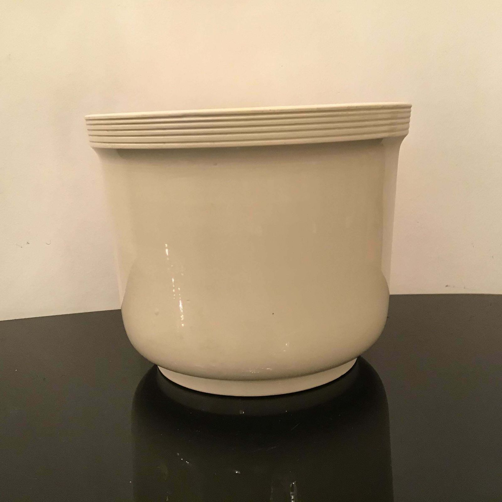 Richard Ginori Giovanni Gariboldi Vase Holder, 1950 Italy photo vinterior