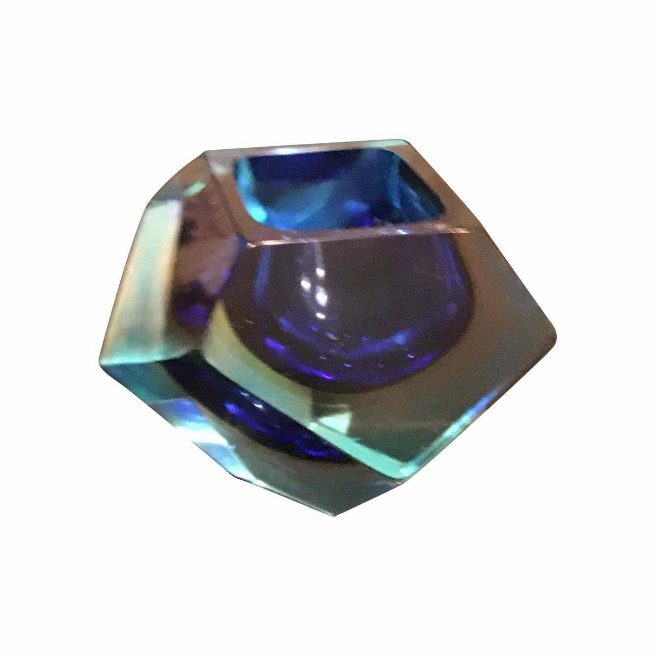 Seguso Flavio Poli Ashtray Ciottola Murano Glass 1950 Italy
