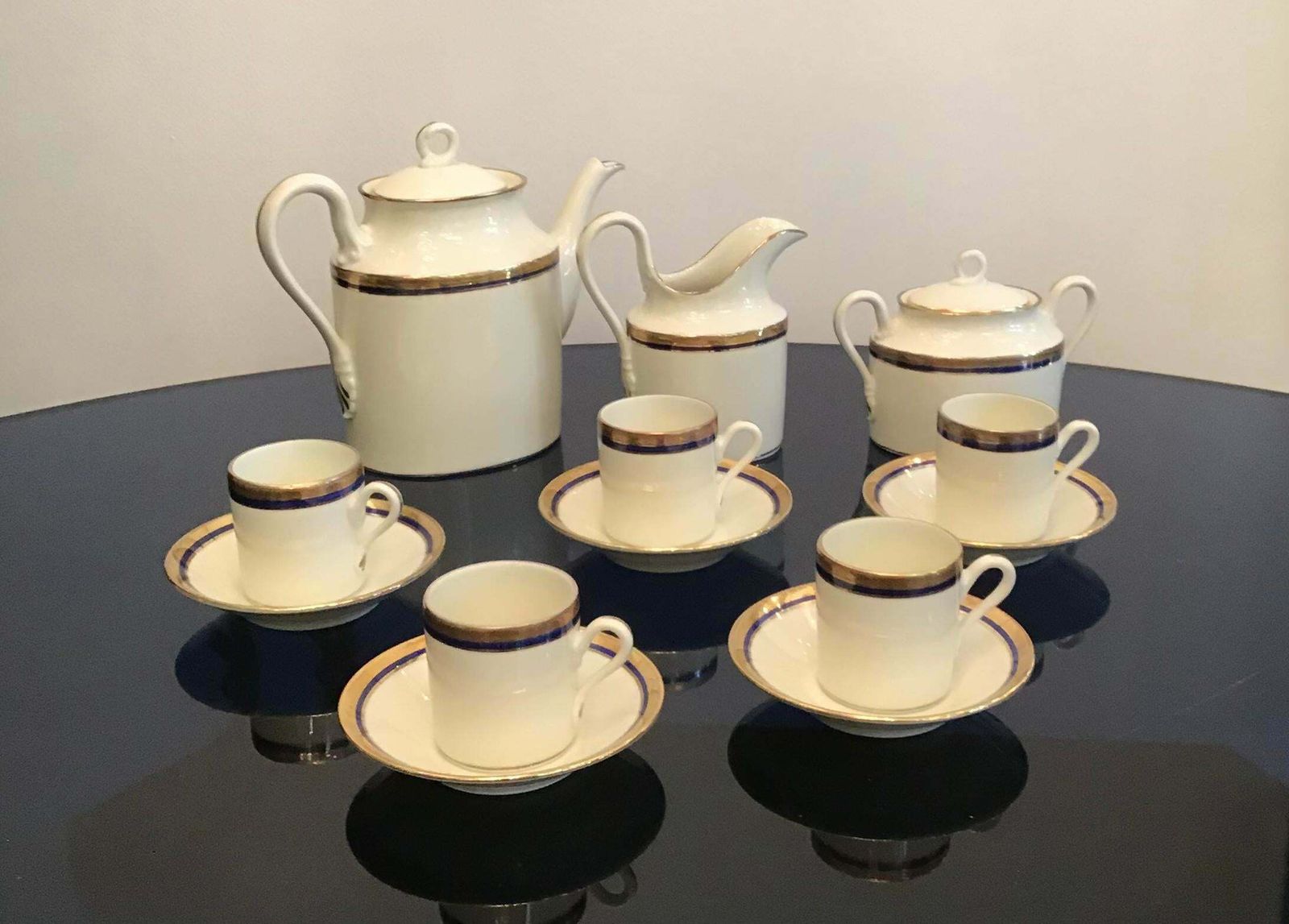 Home Decor Richard Ginori Porcelain Coffee Service 1960 Italy photo