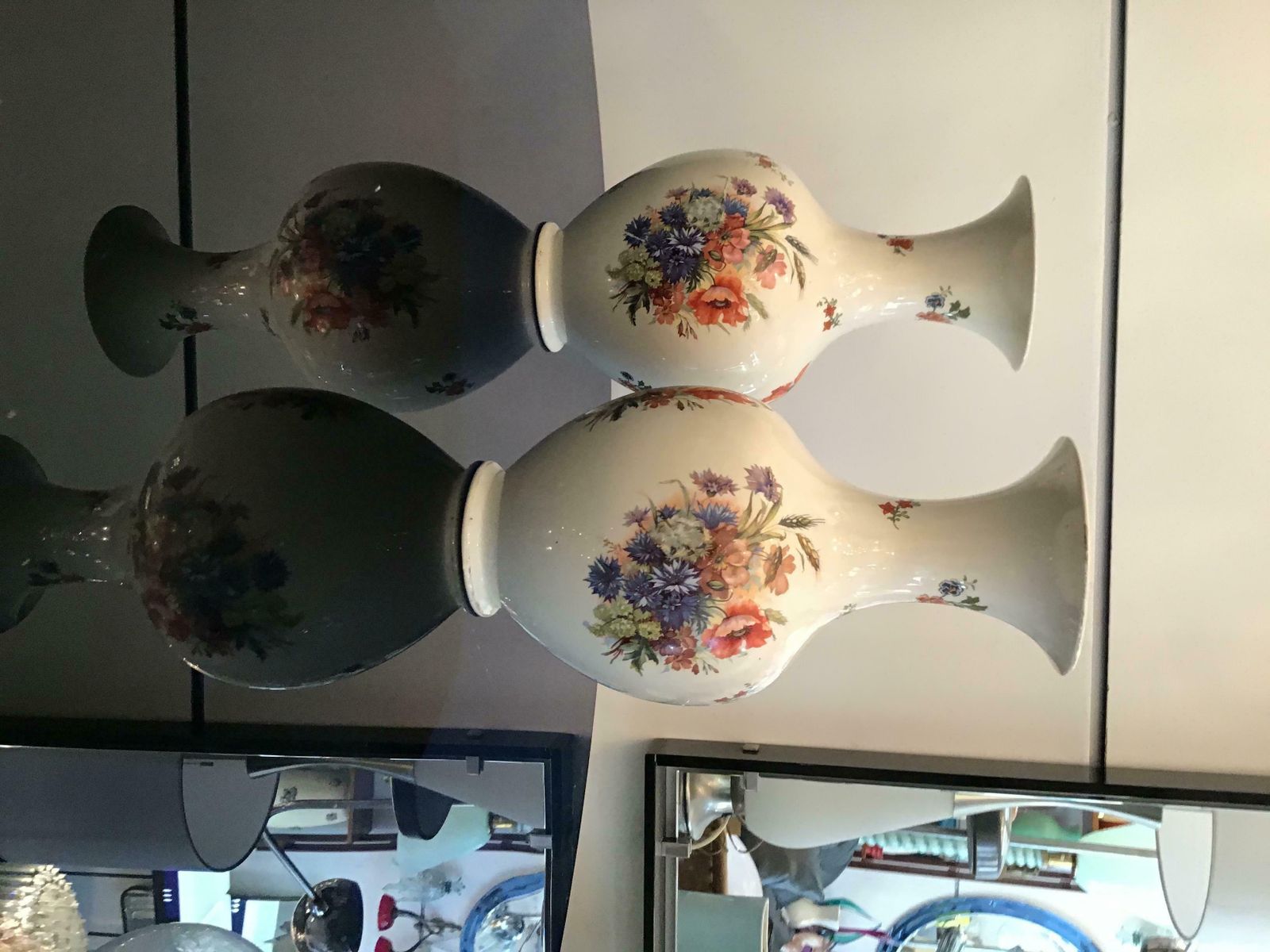 photo buy Laveno Couple Vases Ceramic 1930 Italy