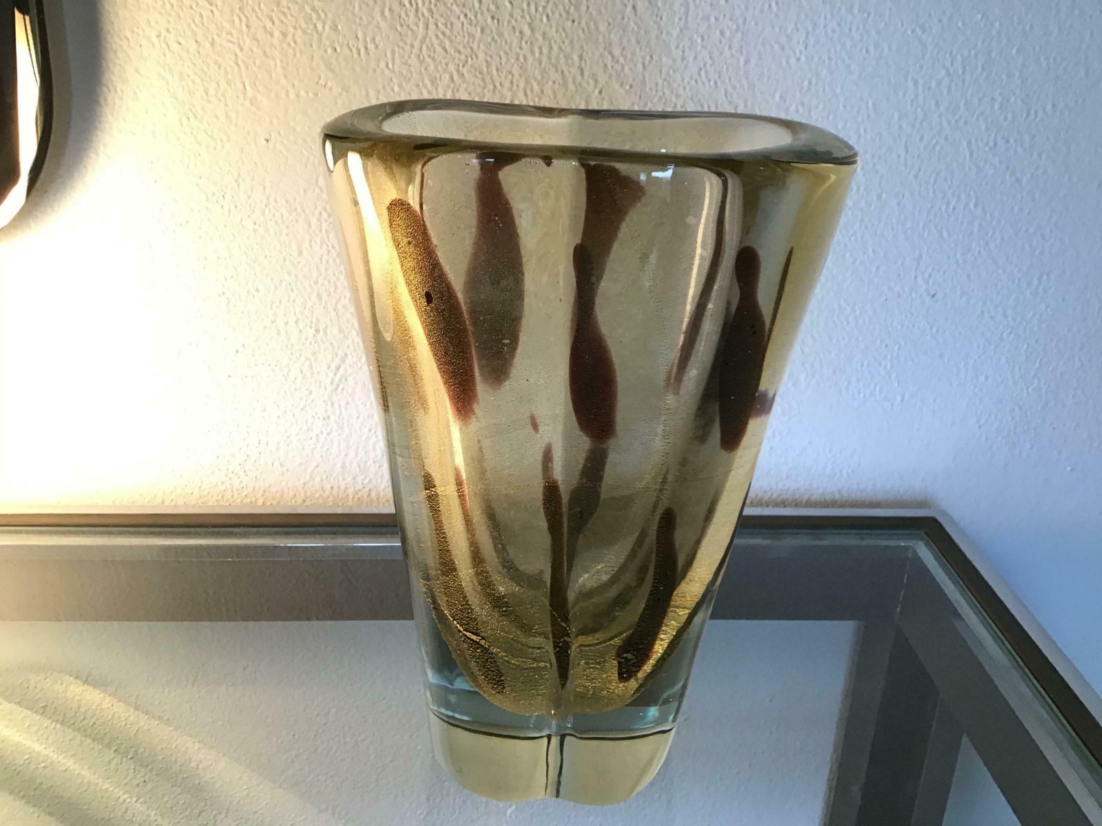 Seguso Vase Murano Glass 1950 Italy photo furniture