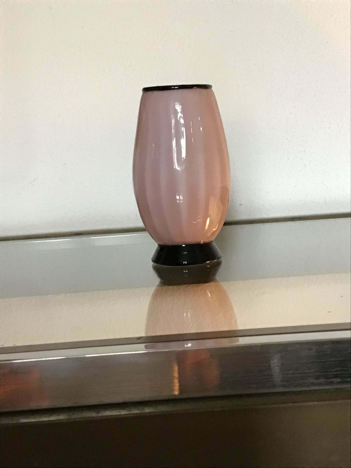 Venini Tommaso Buzzi Jacketed Glass Vase 1950 Italy photo Home Decor