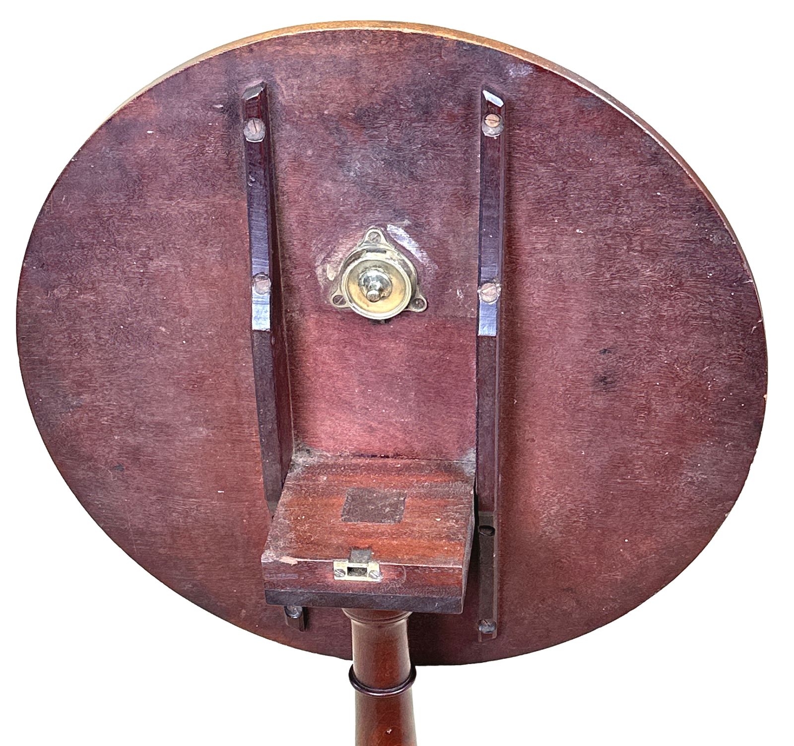 Georgian Mahogany Circular Wine Table (England, Circa 1780) photo vinterior