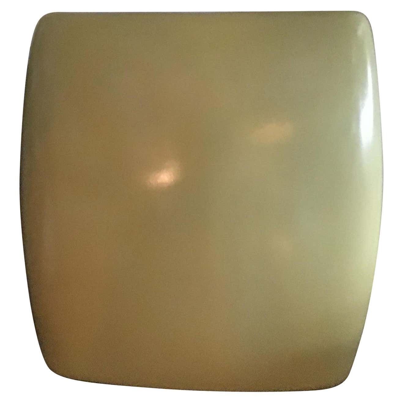 Laveno Guido Andlovitz 1935 Large Vase/Umbrella Stand Yellow Ceramic, Italy