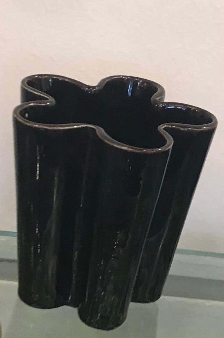 Richard Ginori Giovanni Gariboldi Vase Ceramic, 1950, Italy photo vinterior