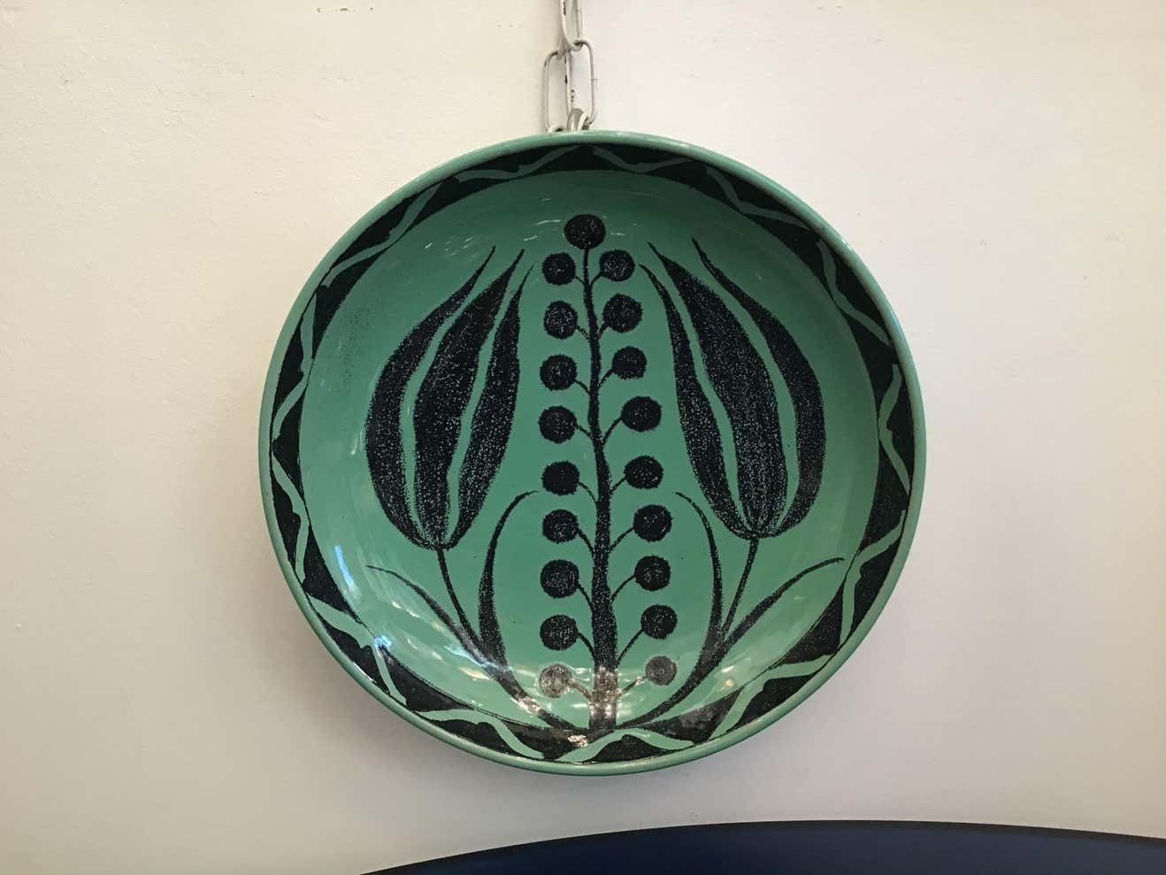 Zaccagnini Wall Plate/Centrepiece Ceramic, 1950, Italy photo 1177.0