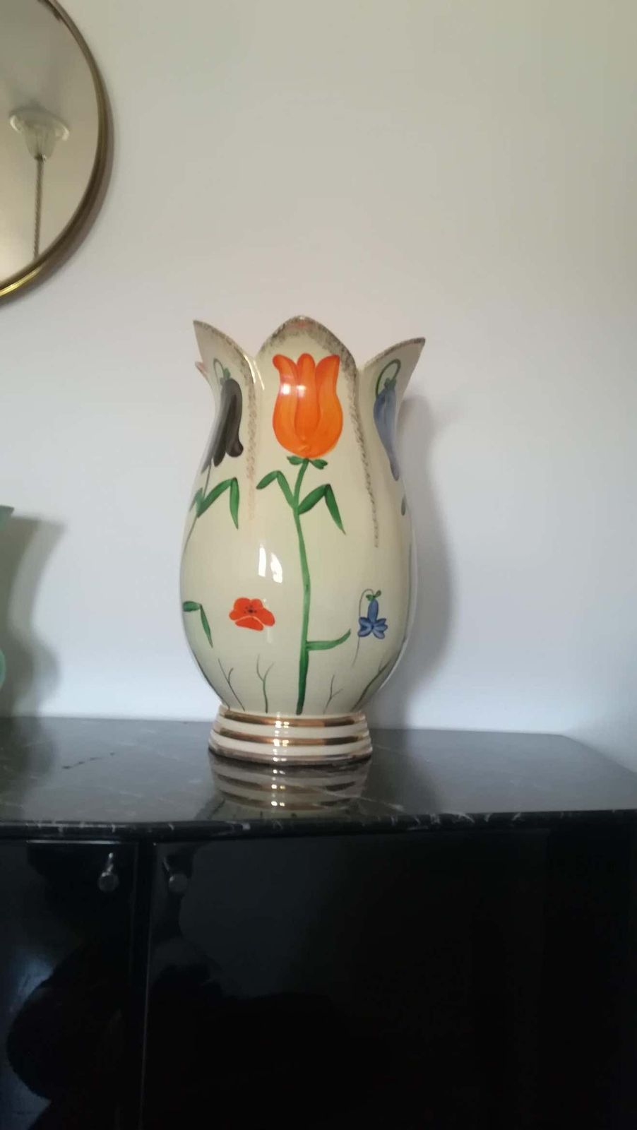 Home Decor Pucci Umbertide Vase Tulipano Ceramic 1950 Italia photo