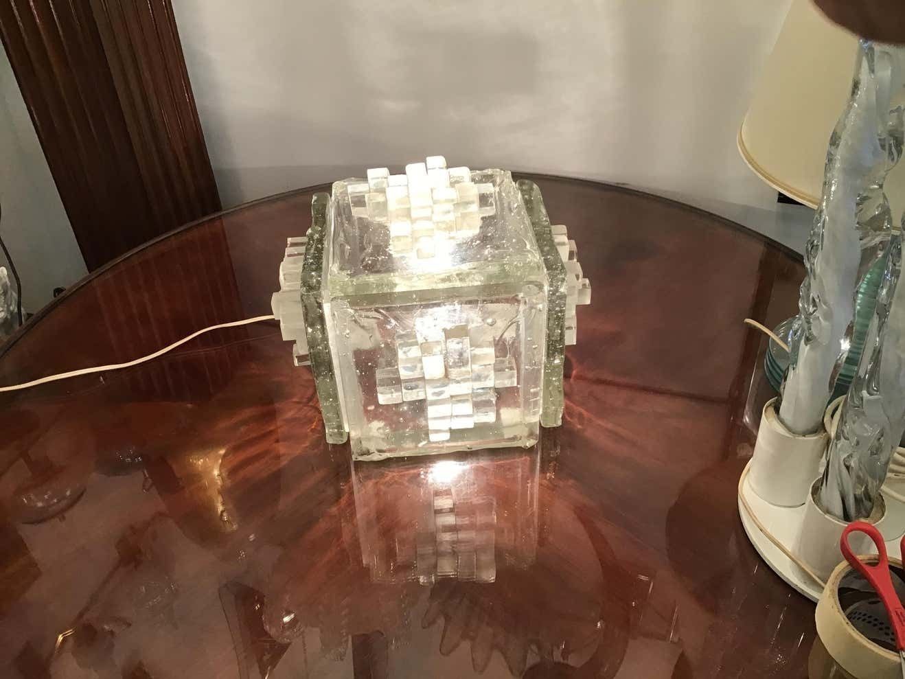 Poliarte “Apis” Table Lamp Murano Glass, 1960, Italy photo 2536.0