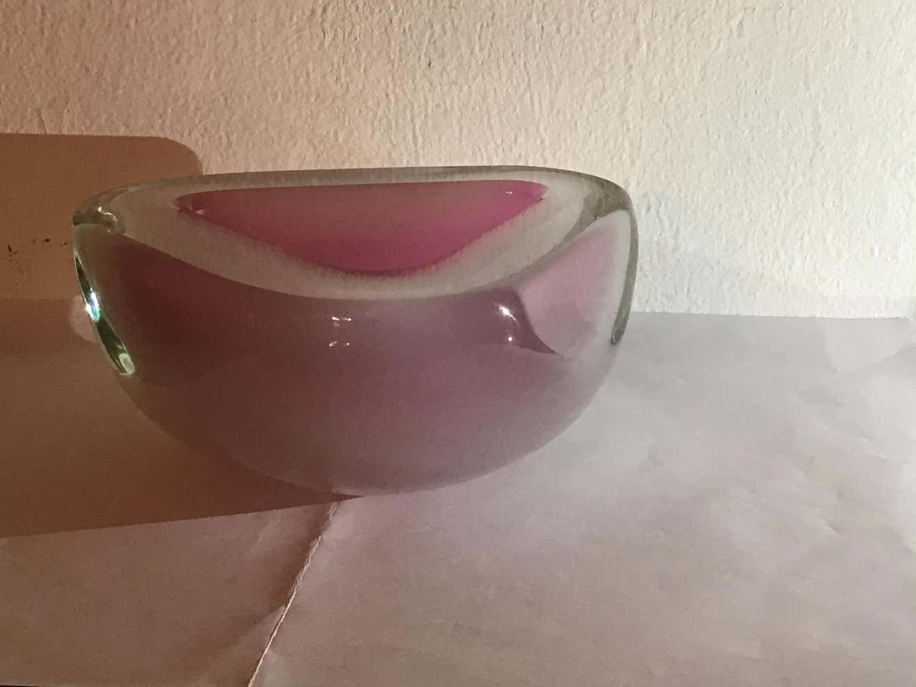 Seguso Ashtray Murano Glass, 1950, Italy photo vinterior
