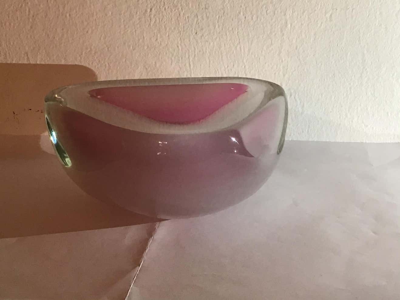 Seguso Ashtray Murano Glass, 1950, Italy photo buy