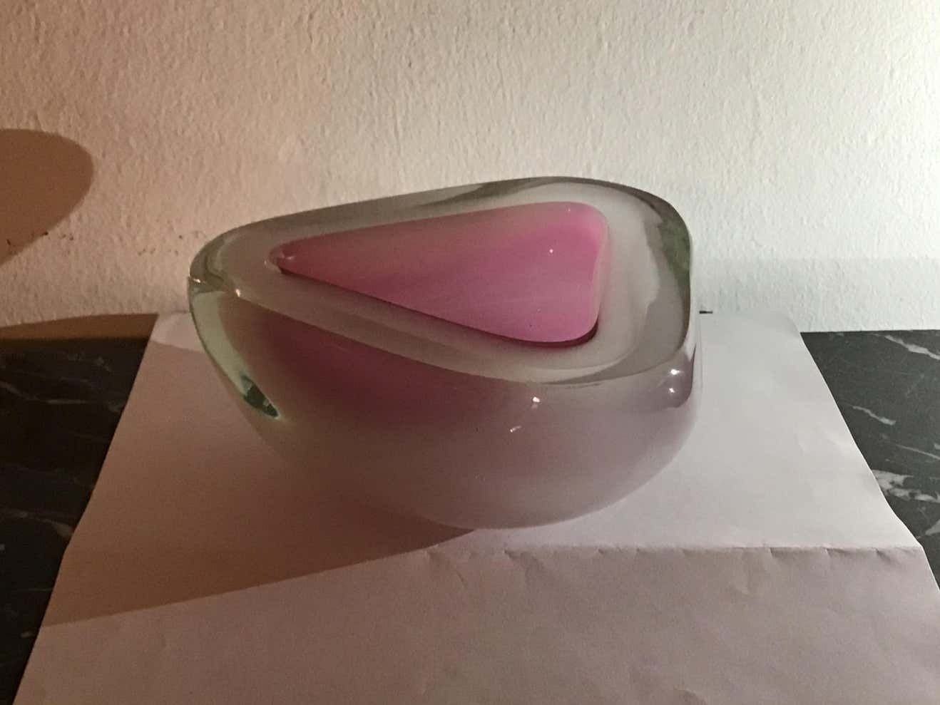 photo furniture Seguso Ashtray Murano Glass, 1950, Italy