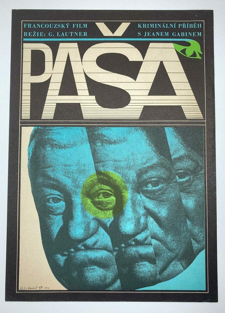 Movie Poster, Pasha, Jaromír Bradáč, 1969
