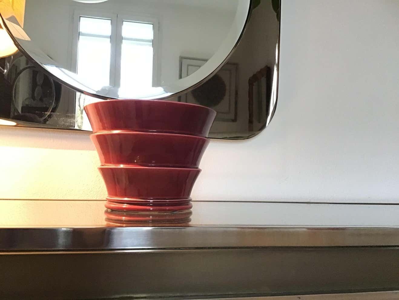 Laveno Cachepot 1930 Earthenware, Italy photo Home Decor
