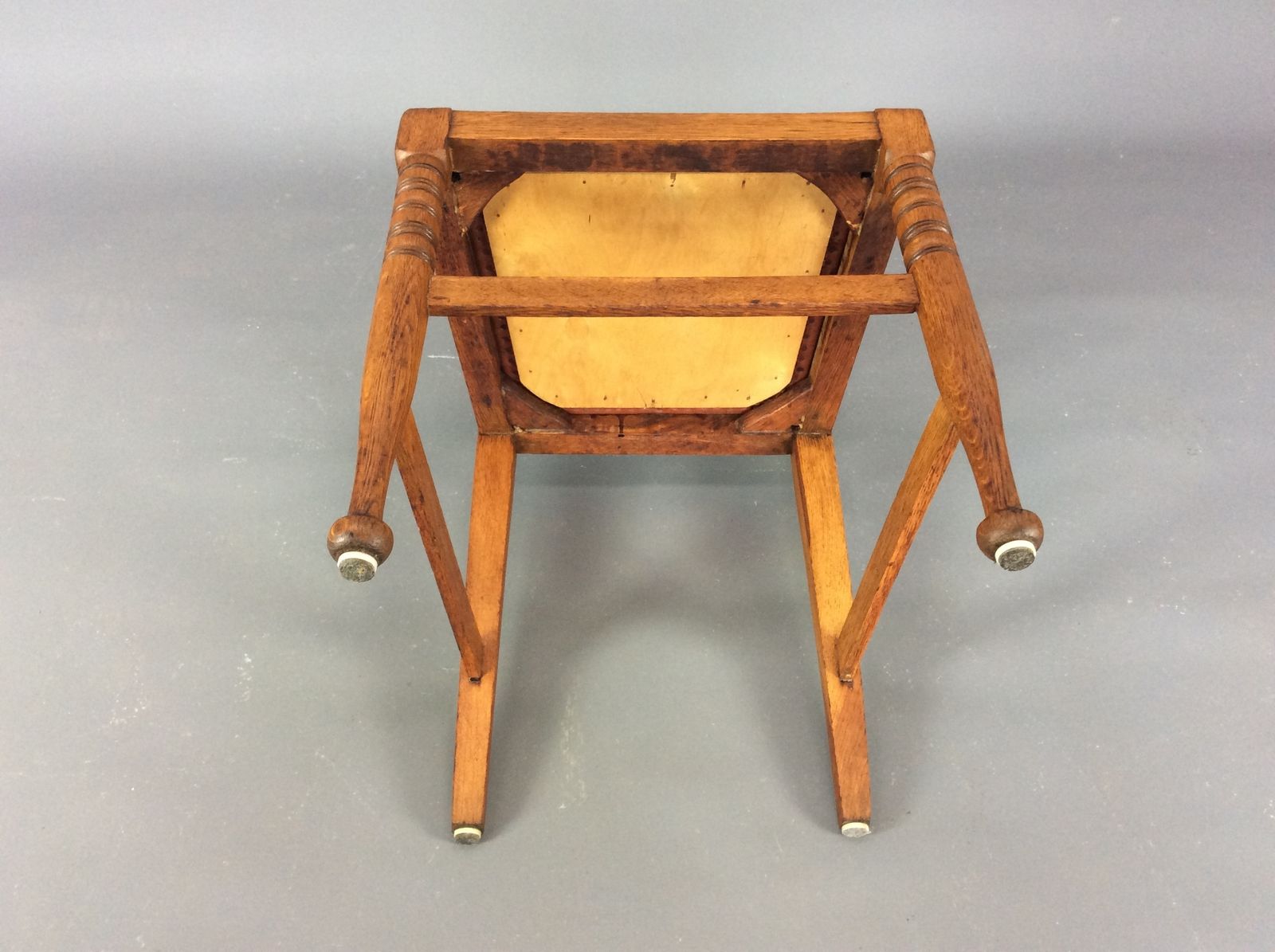 Pair Of Arts & Crafts William Birch Side/Hall Chairs C1900 photo 427.0