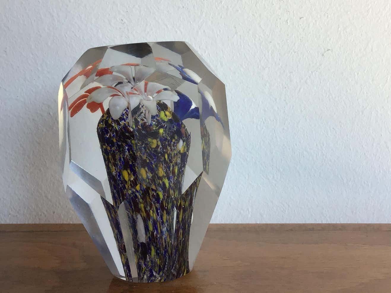 Seguso Paperweight Murano Glass 1950 Italy photo 453.0