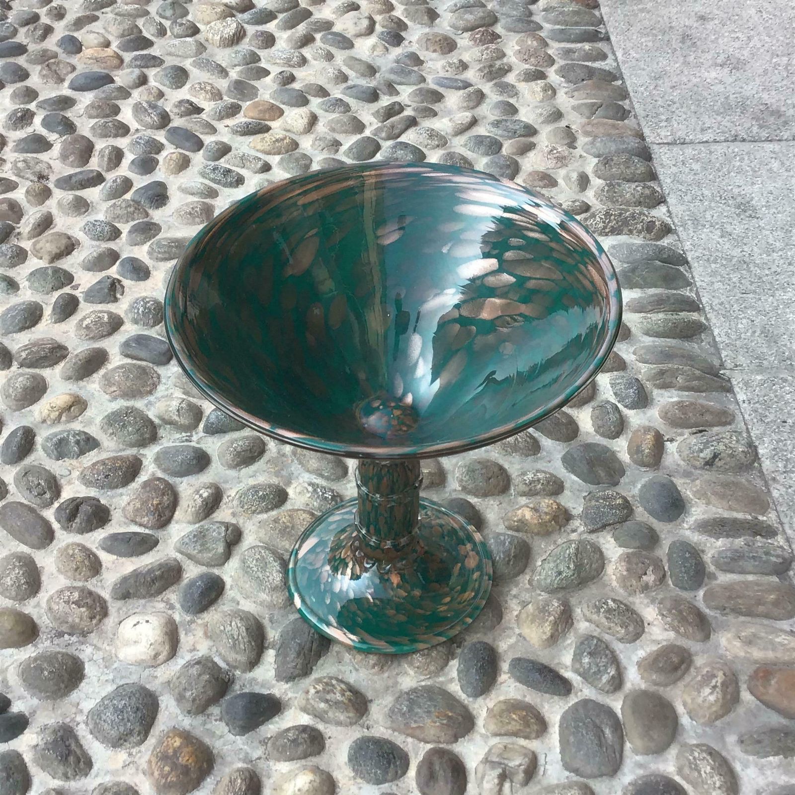 Seguso Centrepiece Murano Glass Gold 1958 Italy photo furniture