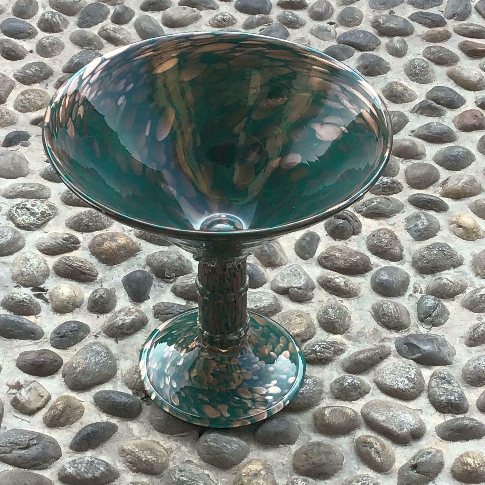 Seguso Centrepiece Murano Glass Gold 1958 Italy photo Home Decor