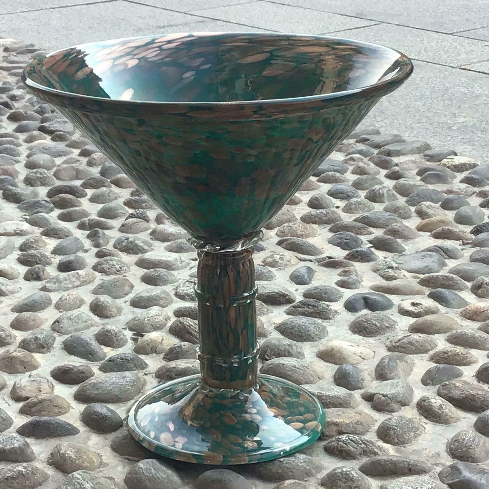 Seguso Centrepiece Murano Glass Gold 1958 Italy photo buy