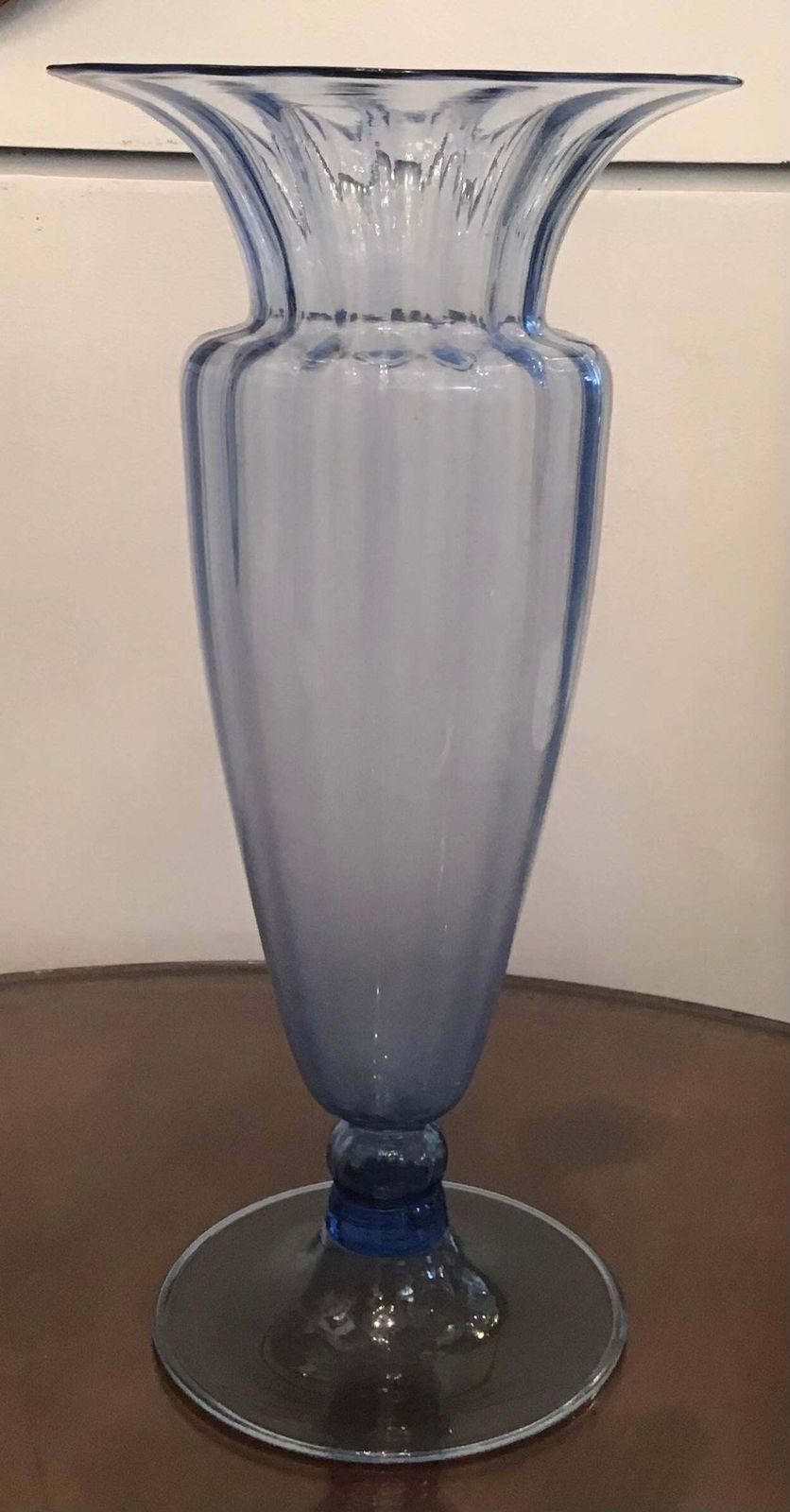 Mvm Cappellin Vase Blu Murano Glass 1925 Italy photo furniture