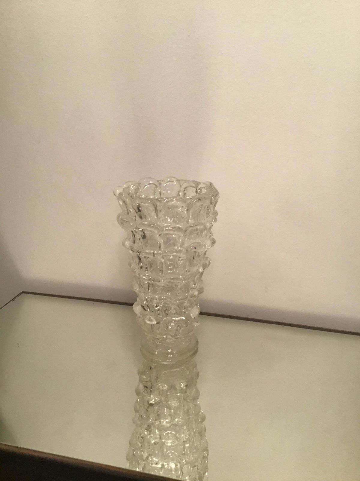 photo vinterior Barovier Orecchiette Vase Murano Glass 1940 Italy