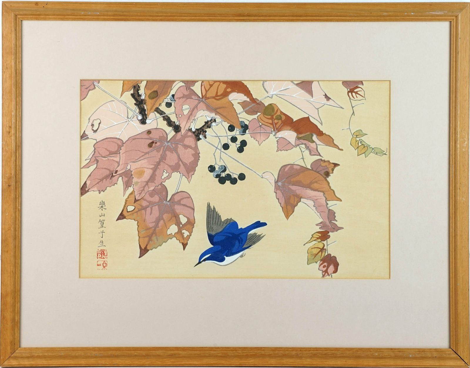 Rakusan Tsuchiya Pair Of Woodblocks 36 Series photo vinterior