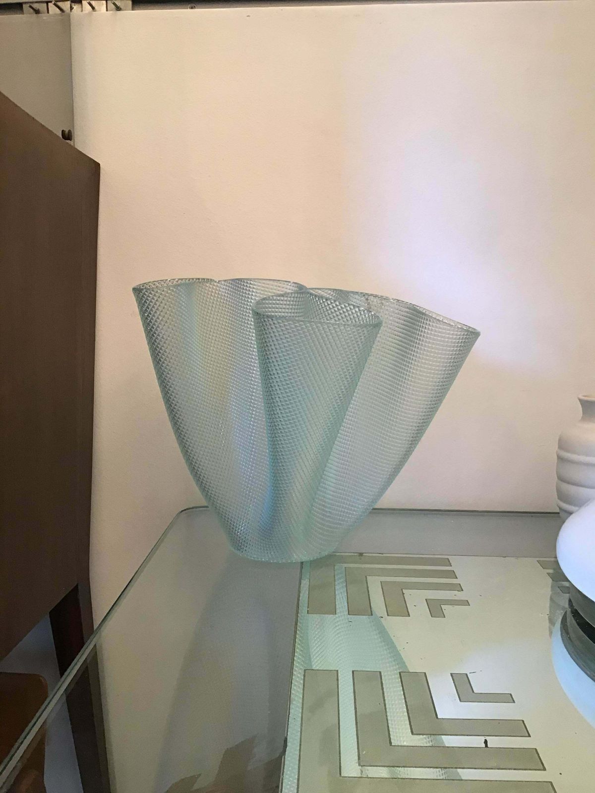 Fontana Arte “Cartoccio” Glass, 1949 photo for sale