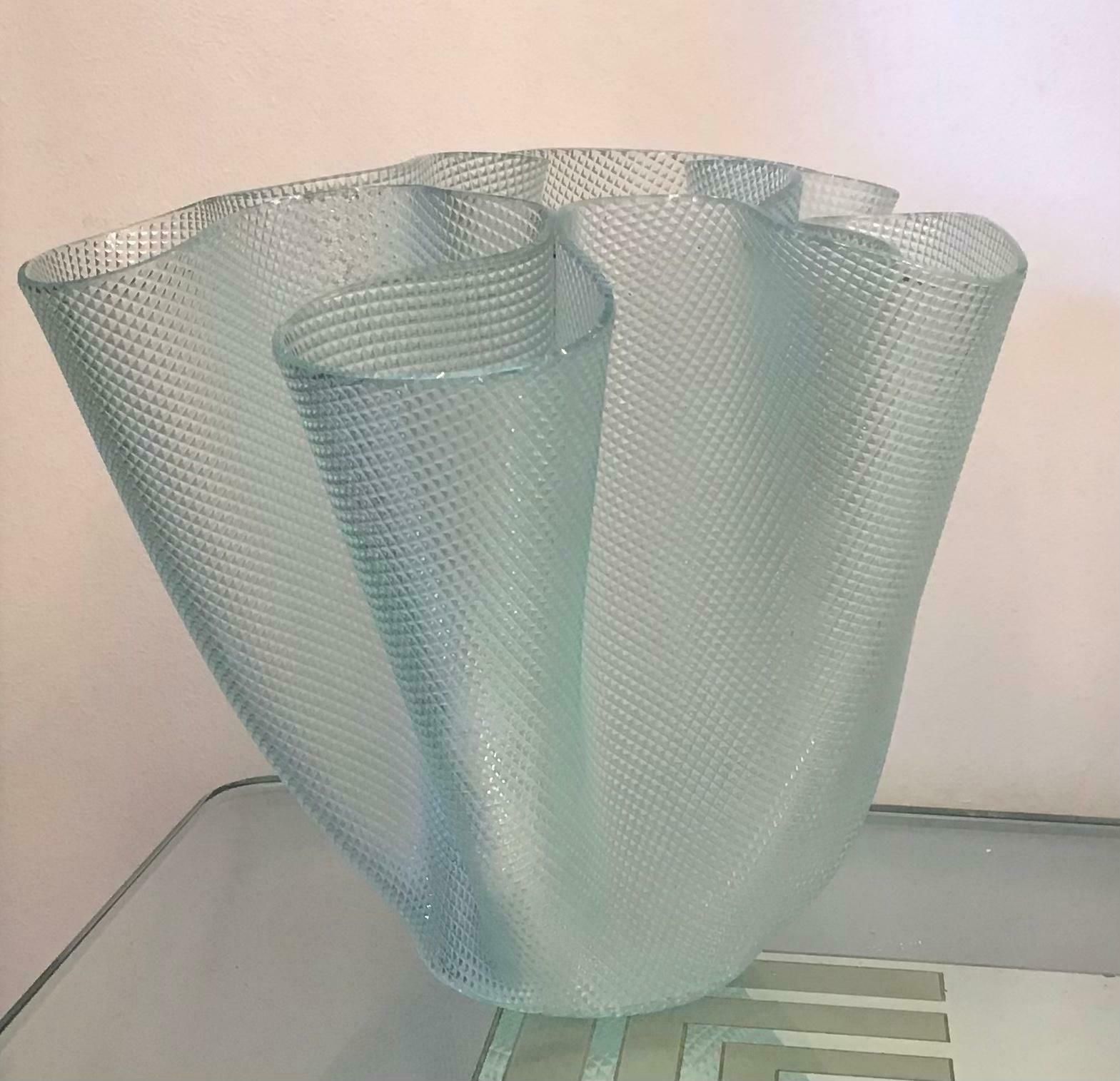 Home Decor Fontana Arte “Cartoccio” Glass, 1949 photo