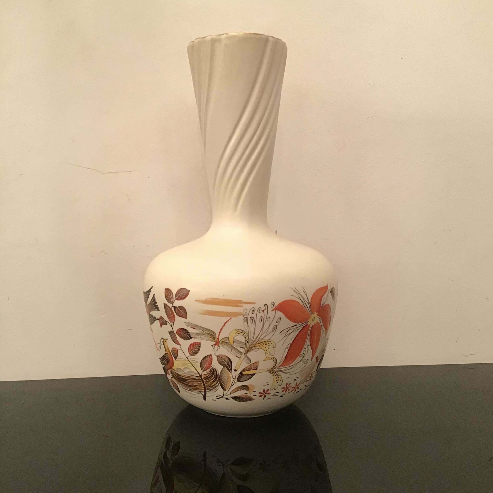 Richard Ginori “Giovanni Gariboldi “ Ceramic Vase 1950 Italy photo for sale