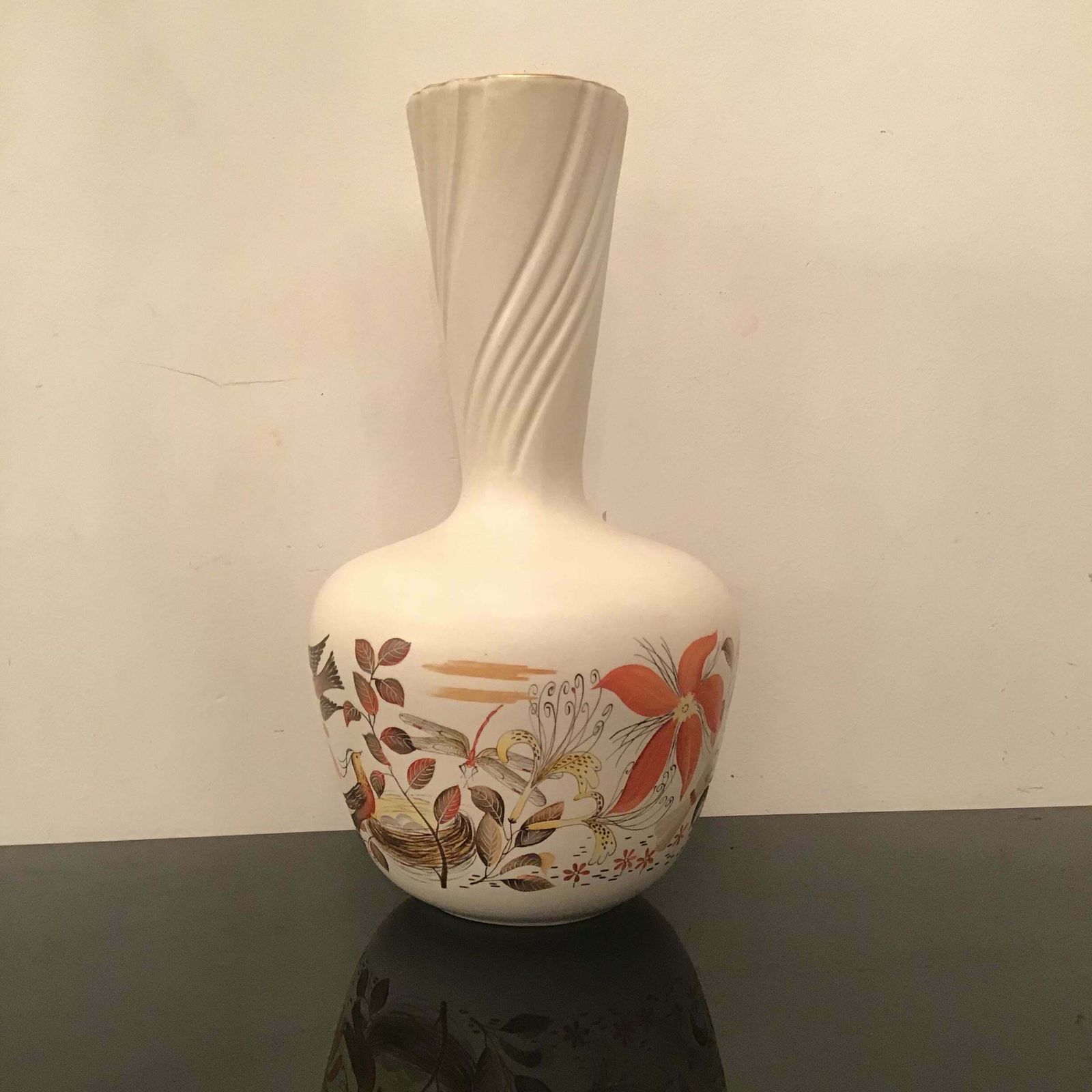 Richard Ginori “Giovanni Gariboldi “ Ceramic Vase 1950 Italy photo Home Decor