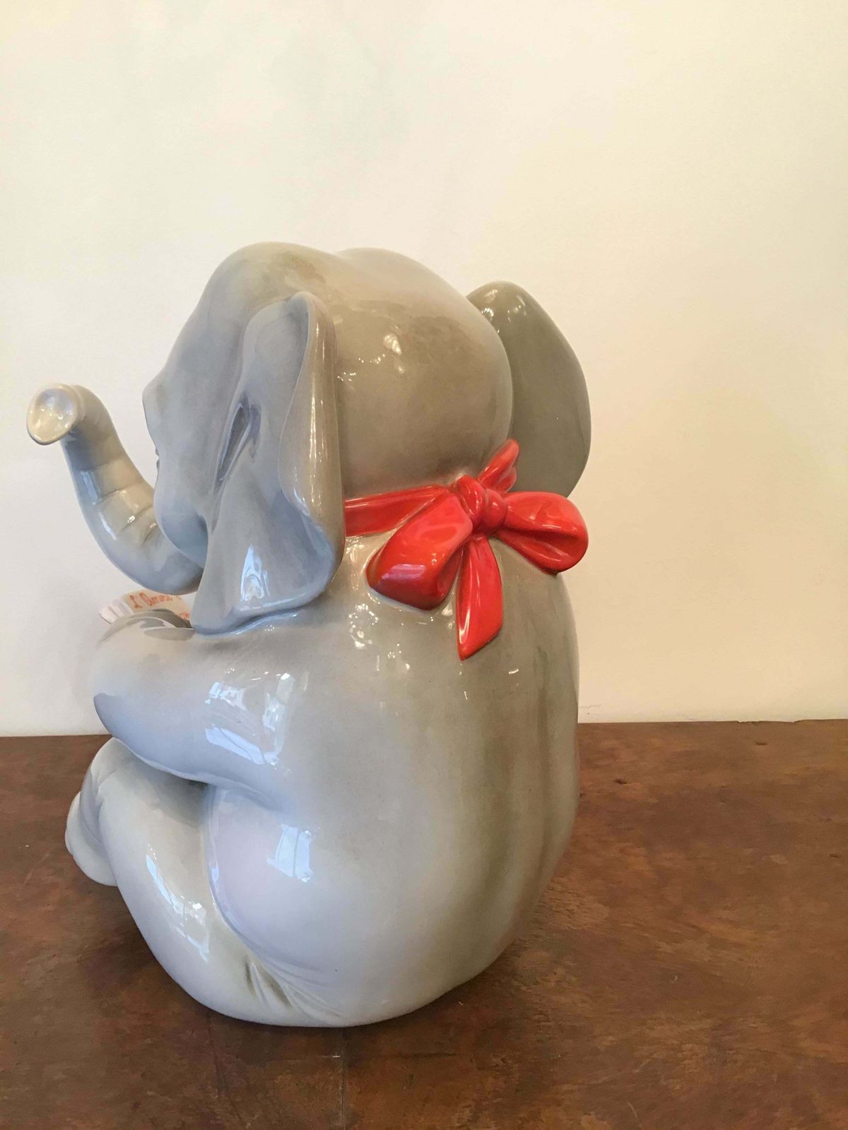 Lenci Ceramic Elephant 1950 Elena Scavini, Italy photo for sale