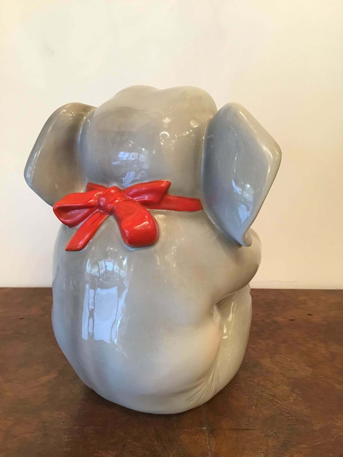 Lenci Ceramic Elephant 1950 Elena Scavini, Italy photo Art